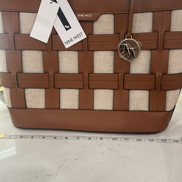 Nine West Sutton Place Tote in Caramel - NWT - Picture 11 of 13